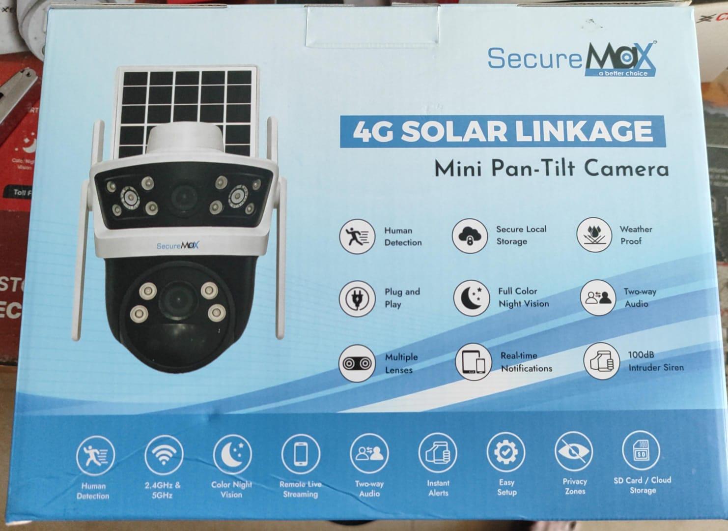 SecureMax 3MP + 3MP Dual Lens 4G Solar Linkage Pan-Tilt Camera with True Cloud App | BC-SMX-4G-SOLAR-PT-3MPX2 1 SecureMax 3MP + 3MP Dual Lens 4G Solar Linkage Pan-Tilt Camera with True Cloud App | BC-SMX-4G-SOLAR-PT-3MPX2