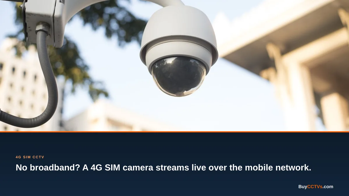 Best 4G SIM CCTV Cameras for Places Without WiFi (2026)