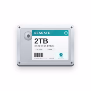 Seagate 2TB SATA Hard Disk | Brand New | For CCTV DVR/NVR 24x7 Recording Storage | 3 Year Warranty | HDD-SEAGATE-2TB-NEW
