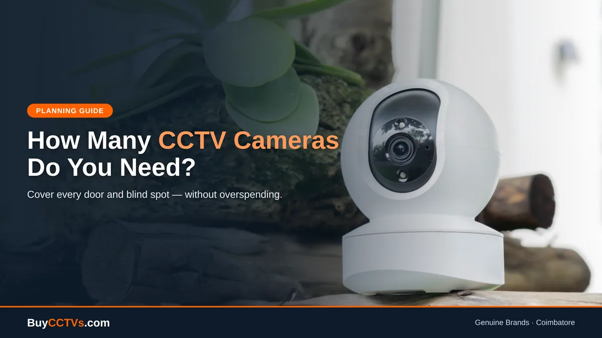 How Many CCTV Cameras Do I Need? A Room-by-Room Planning Guide