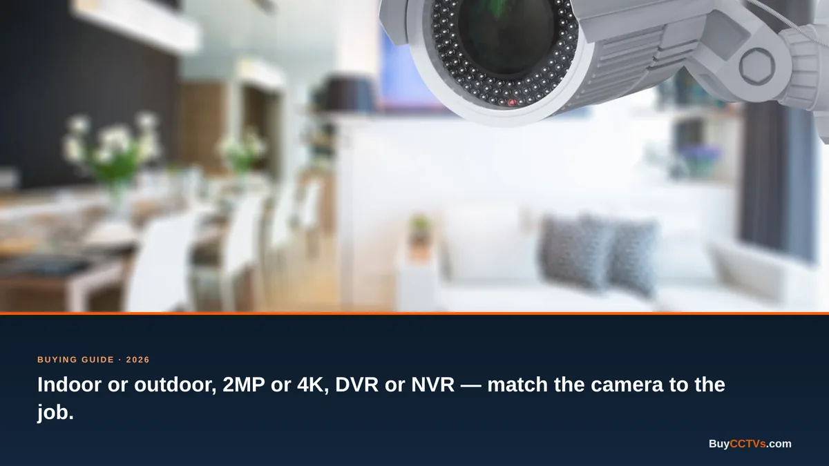 How to Choose the Right CCTV Camera in 2026: A Simple Buyer's Guide