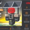 UNEPlus UNEPlus 4 Lens 5MP 4G Solar PTZ Camera | 10 Day Battery Backup | 16x Zoom | Dual 8W Solar Panel | Active Deterrence
