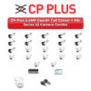 CP Plus 22 Camera 2.4MP HD CCTV Combo Kit | Guard+ Full Colour + Mic | 32CH XVR / DVR | 2×4TB HDD