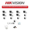 Hikvision 13 Camera 2MP HD CCTV Combo Kit | Audio IR | 16CH XVR / DVR | 4TB HDD