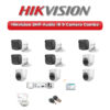 Hikvision 9 Camera 2MP HD CCTV Combo Kit | Audio IR | 16CH XVR / DVR | 2TB HDD