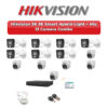 Hikvision 13 Camera 3K HD CCTV Combo Kit | 3K Smart Hybrid Light + Mic | 16CH XVR / DVR | 4TB HDD