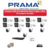 Prama 13 Camera 4MP IP CCTV Combo Kit | RanginView Dual Light + Mic | 16CH NVR | 4TB HDD