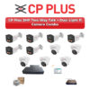 CP Plus 11 Camera 2MP IP CCTV Combo Kit | Two-Way Talk + Dual Light | 16CH NVR | 2TB HDD