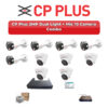 CP Plus 10 Camera 2MP IP CCTV Combo Kit | Dual Light + Mic | 16CH NVR | 2TB HDD
