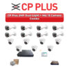 CP Plus 15 Camera 2MP IP CCTV Combo Kit | Dual Light + Mic | 16CH NVR | 4TB HDD