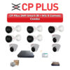 CP Plus 9 Camera 2MP IP CCTV Combo Kit | Smart IR + Mic | 16CH NVR | 2TB HDD