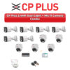 CP Plus 11 Camera 2.4MP HD CCTV Combo Kit | Dual Light + Mic | 16CH XVR / DVR | 2TB HDD