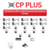 CP Plus 22 Camera 2.4MP HD CCTV Combo Kit | Audio IR | 32CH XVR / DVR | 2×4TB HDD