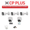 CP Plus 5 Camera 2.4MP HD CCTV Combo Kit | Audio IR | 8CH XVR / DVR | 500GB HDD