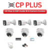 CP Plus 6 Camera 2.4MP HD CCTV Combo Kit | Audio IR | 8CH XVR / DVR | 500GB HDD