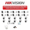 Hikvision 20 Camera 2MP HD CCTV Combo Kit | ColorVu F1.0 + Two-Way Audio | 32CH XVR / DVR | 1×4TB + 1×2TB HDD