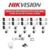 Hikvision 22 Camera 2MP HD CCTV Combo Kit | ColorVu F1.0 + Two-Way Audio | 32CH XVR / DVR | 2×4TB HDD