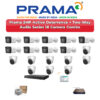 Prama 18 Camera 2MP IP CCTV Combo Kit | Active Deterrence + Two-Way Audio | 32CH NVR | 1×4TB + 1×2TB HDD