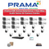 Prama 24 Camera 2MP IP CCTV Combo Kit | Active Deterrence + Two-Way Audio | 32CH NVR | 2×4TB HDD