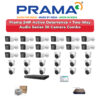 Prama 30 Camera 2MP IP CCTV Combo Kit | Active Deterrence + Two-Way Audio | 32CH NVR | 2×6TB HDD