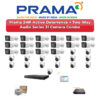 Prama 31 Camera 2MP IP CCTV Combo Kit | Active Deterrence + Two-Way Audio | 32CH NVR | 2×6TB HDD