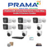 Prama 9 Camera 2MP IP CCTV Combo Kit | Active Deterrence + Two-Way Audio | 16CH NVR | 2TB HDD