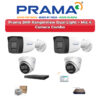 Prama 4 Camera 2MP IP CCTV Combo Kit | RanginView Dual Light + Mic | 4CH NVR | 500GB HDD