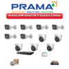 Prama 11 Camera 2MP IP CCTV Combo Kit | Smart IR | 16CH NVR | 2TB HDD
