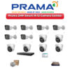 Prama 12 Camera 2MP IP CCTV Combo Kit | Smart IR | 16CH NVR | 2TB HDD