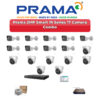 Prama 17 Camera 2MP IP CCTV Combo Kit | Smart IR | 32CH NVR | 1×4TB + 1×2TB HDD