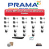 Prama 23 Camera 2MP IP CCTV Combo Kit | Smart IR | 32CH NVR | 2×4TB HDD