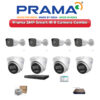 Prama 8 Camera 2MP IP CCTV Combo Kit | Smart IR | 8CH NVR | 1TB HDD