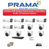 Prama 12 Camera 4MP IP CCTV Combo Kit | Active Deterrence + Two-Way Audio | 16CH NVR | 2TB HDD