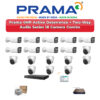 Prama 18 Camera 4MP IP CCTV Combo Kit | Active Deterrence + Two-Way Audio | 32CH NVR | 1×4TB + 1×2TB HDD