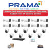 Prama 19 Camera 4MP IP CCTV Combo Kit | Active Deterrence + Two-Way Audio | 32CH NVR | 1×4TB + 1×2TB HDD