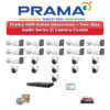 Prama 21 Camera 4MP IP CCTV Combo Kit | Active Deterrence + Two-Way Audio | 32CH NVR | 2×4TB HDD