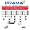 Prama 23 Camera 4MP IP CCTV Combo Kit | Active Deterrence + Two-Way Audio | 32CH NVR | 2×4TB HDD