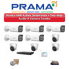 Prama 9 Camera 4MP IP CCTV Combo Kit | Active Deterrence + Two-Way Audio | 16CH NVR | 2TB HDD