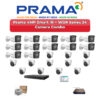 Prama 24 Camera 4MP IP CCTV Combo Kit | Smart IR + WDR | 32CH NVR | 2×4TB HDD