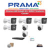 Prama 7 Camera 4MP IP CCTV Combo Kit | Smart IR + WDR | 8CH NVR | 1TB HDD