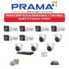 Prama 11 Camera 6MP IP CCTV Combo Kit | Active Deterrence + Two-Way Audio | 16CH NVR | 2TB HDD