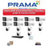 Prama 14 Camera 6MP IP CCTV Combo Kit | Active Deterrence + Two-Way Audio | 16CH NVR | 4TB HDD