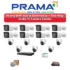 Prama 15 Camera 6MP IP CCTV Combo Kit | Active Deterrence + Two-Way Audio | 16CH NVR | 4TB HDD