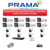Prama 16 Camera 6MP IP CCTV Combo Kit | Active Deterrence + Two-Way Audio | 16CH NVR | 4TB HDD