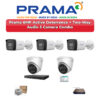 Prama 5 Camera 6MP IP CCTV Combo Kit | Active Deterrence + Two-Way Audio | 8CH NVR | 500GB HDD
