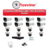 Trueview 16 Camera 2MP HD CCTV Combo Kit | Dual Light + Mic | 16CH XVR / DVR | 4TB HDD