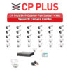 CP Plus 31 Camera 5MP HD CCTV Combo Kit | Guard+ Full Colour + Mic | 32CH XVR / DVR | 2×6TB HDD