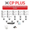 CP Plus 24 Camera 5MP HD CCTV Combo Kit | Audio IR | 32CH XVR / DVR | 2×4TB HDD