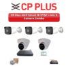 CP Plus 5 Camera 4MP IP CCTV Combo Kit | Smart IR STQC + Mic | 8CH NVR | 500GB HDD