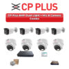 CP Plus 8 Camera 6MP IP CCTV Combo Kit | Dual Light + Mic | 8CH NVR | 1TB HDD